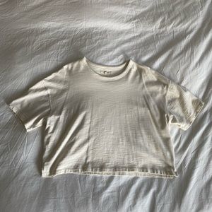 Madewell boxy crop tee
